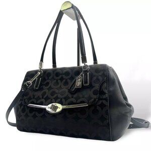 GUC Coach Madison Op Art Signature 2 way Crossbody